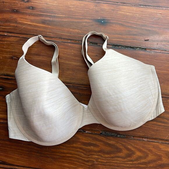 Victoria’s Secret Uplift Semi Demi lined underwire nude bra sz 38DDD - Picture 1 of 6